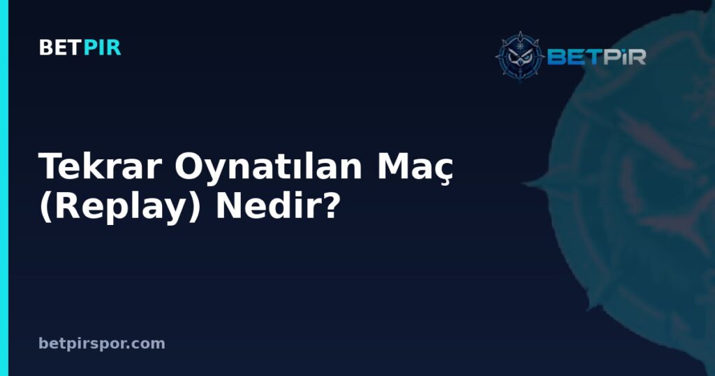 Tekrar Oynatılan Maç (Replay) Nedir? Futbolda Nadir Görülen Yeniden Oynatma Kuralları
